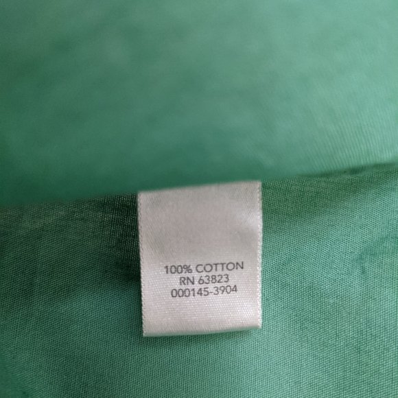NWOT Christopher & Banks Solid Green Shirt Collared Top Button Womens Size M - Picture 6 of 7